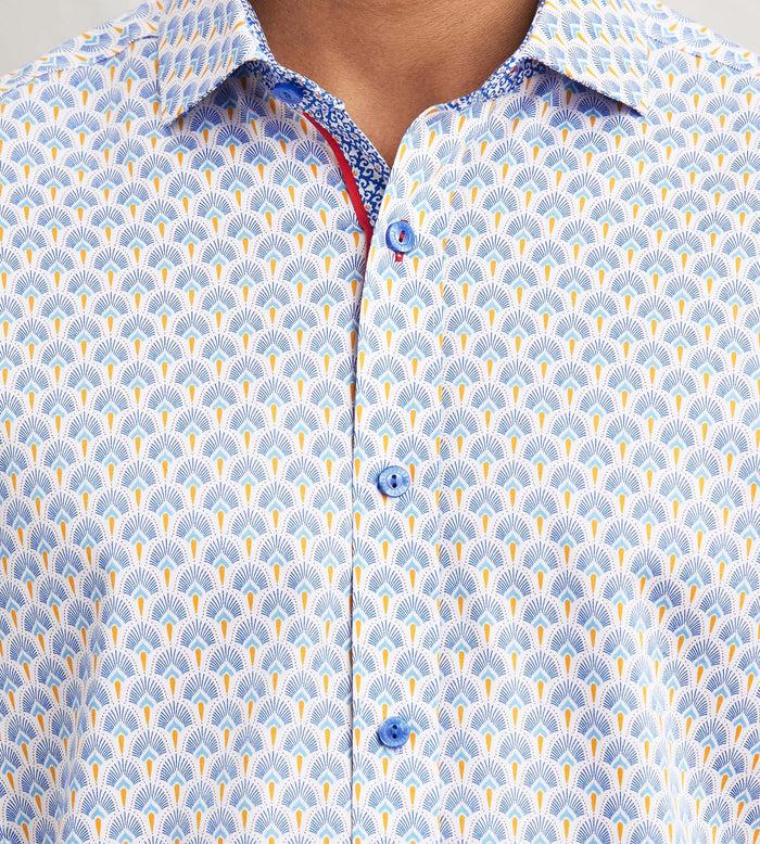 Tip Top Modern Fit Long Sleeve Printed Casual Shirt