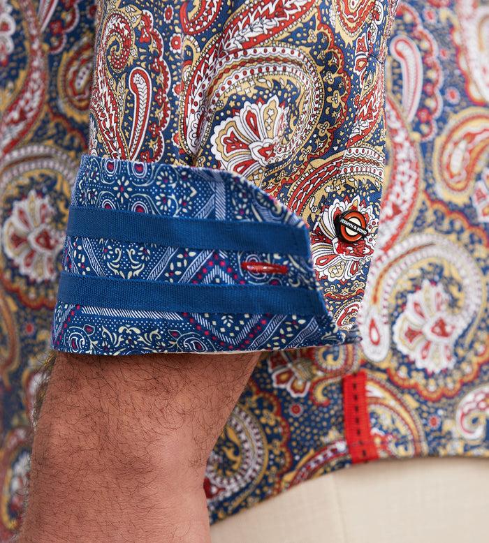 Tip Top Modern Fit Long Sleeve Printed Casual Shirt