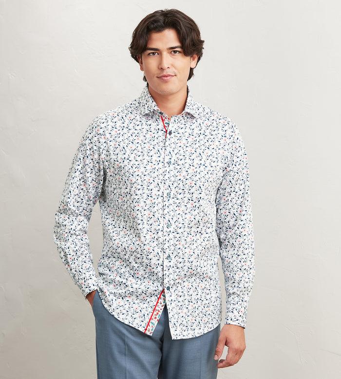 tip top Modern Fit Long Sleeve Printed Casual Shirt