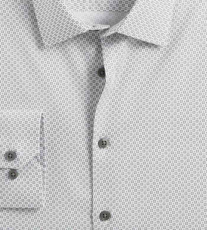 Tip Top Modern Fit Non-Iron Printed Sateen Dress Shirt