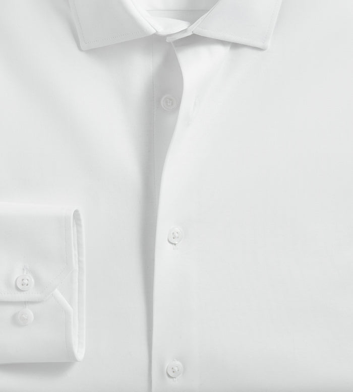 Tip Top Slim Fit 360° Stretch Knit Non-Iron Soft Touch Jersey Dress Shirt