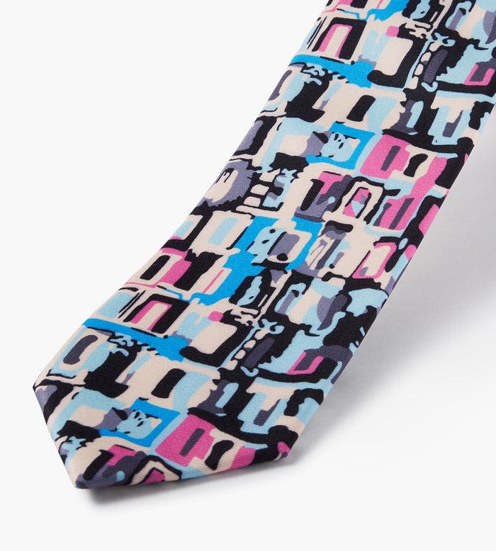 Tip Top Abstract Geo Tie