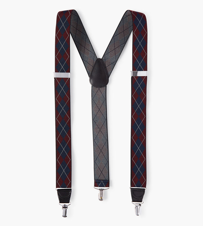 Tip Top Argyle Suspender