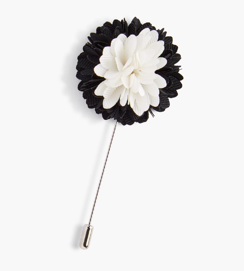 Tip Top Bicolour Floral Lapel Pin