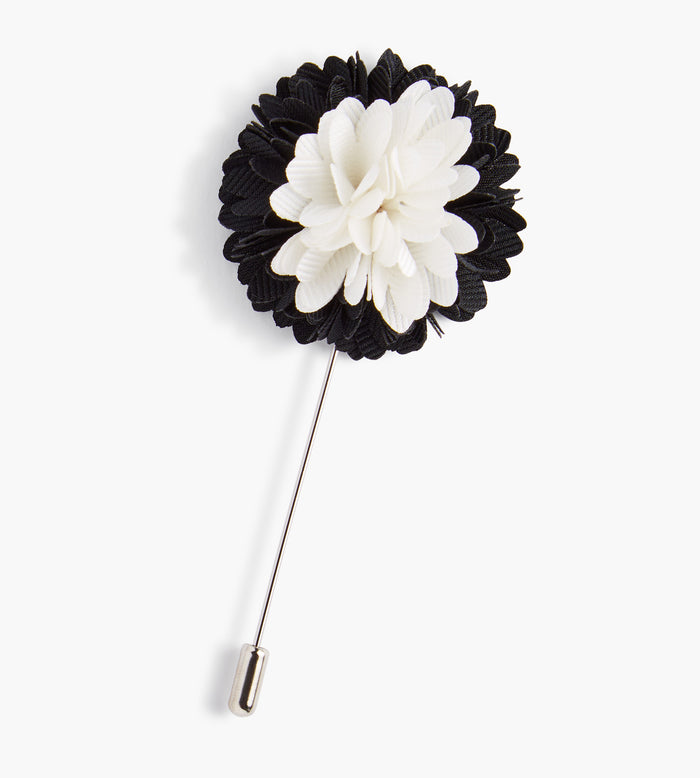 Tip Top Bicolour Floral Lapel Pin