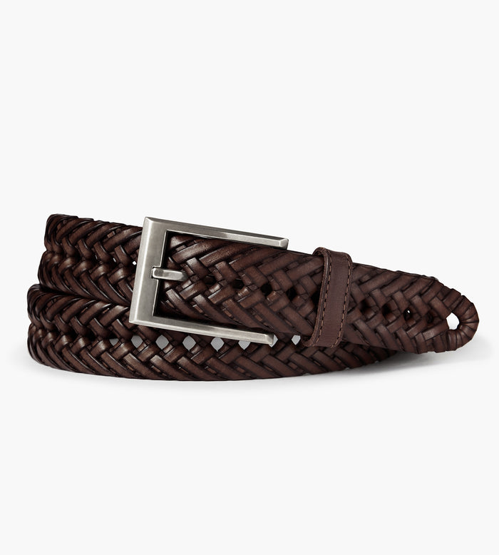 Tip Top Braided Silver Buckle Belt