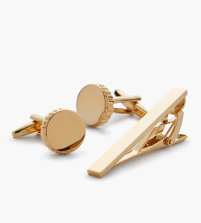 Tip Top Cufflink & Tie Bar Set