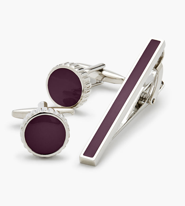 Tip Top Cufflink & Tie Bar Set