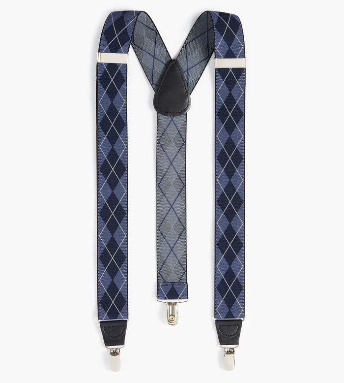 Tip Top Diamond Pattern Suspenders