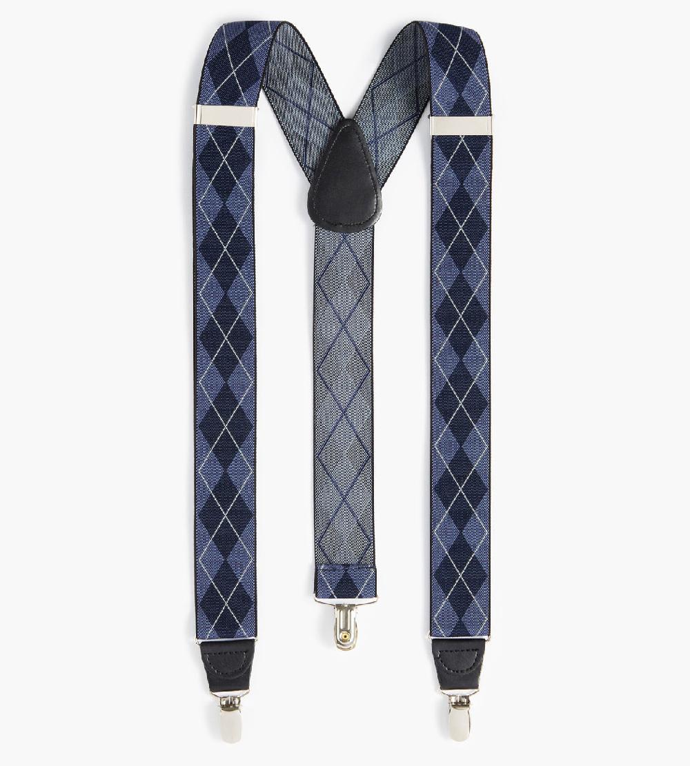 Tip Top Diamond Pattern Suspenders
