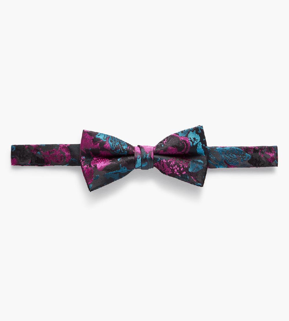 Tip Top Floral Jacquard Bow Tie