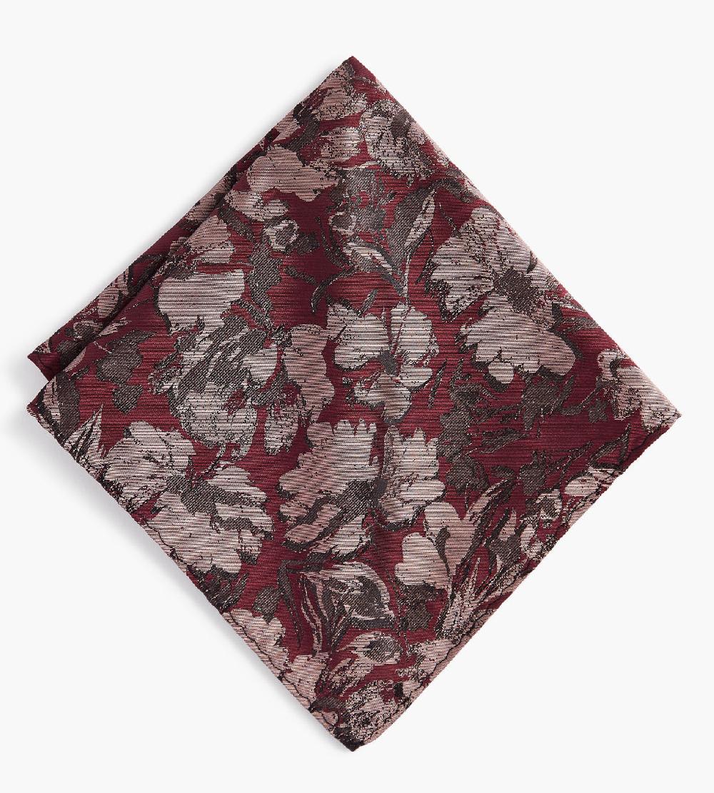 Tip Top Floral Jacquard Pocket Square