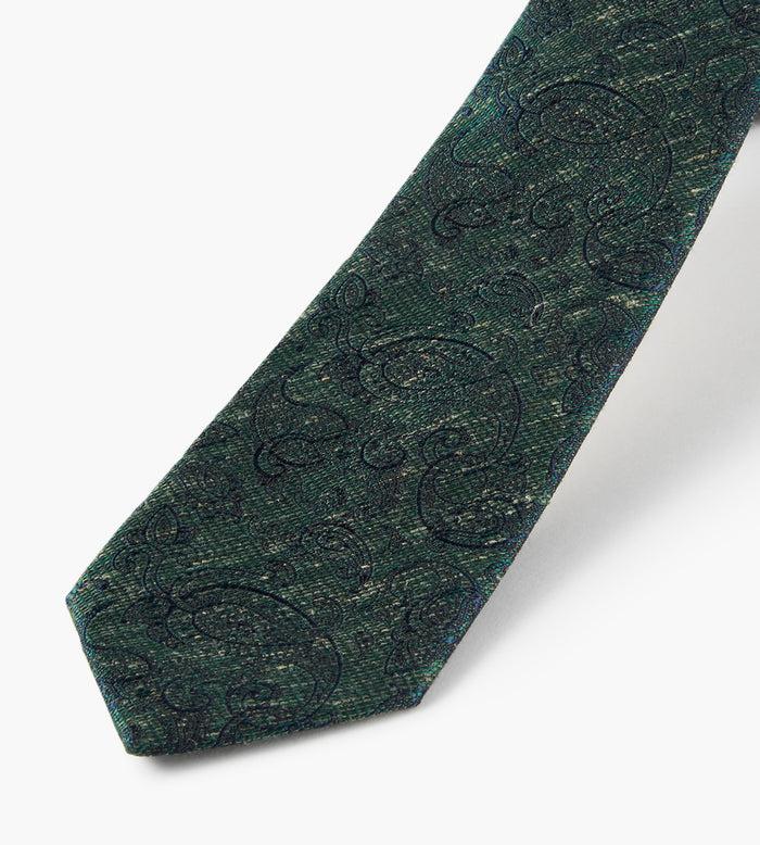 Tip Top Heathered Tie Paisley