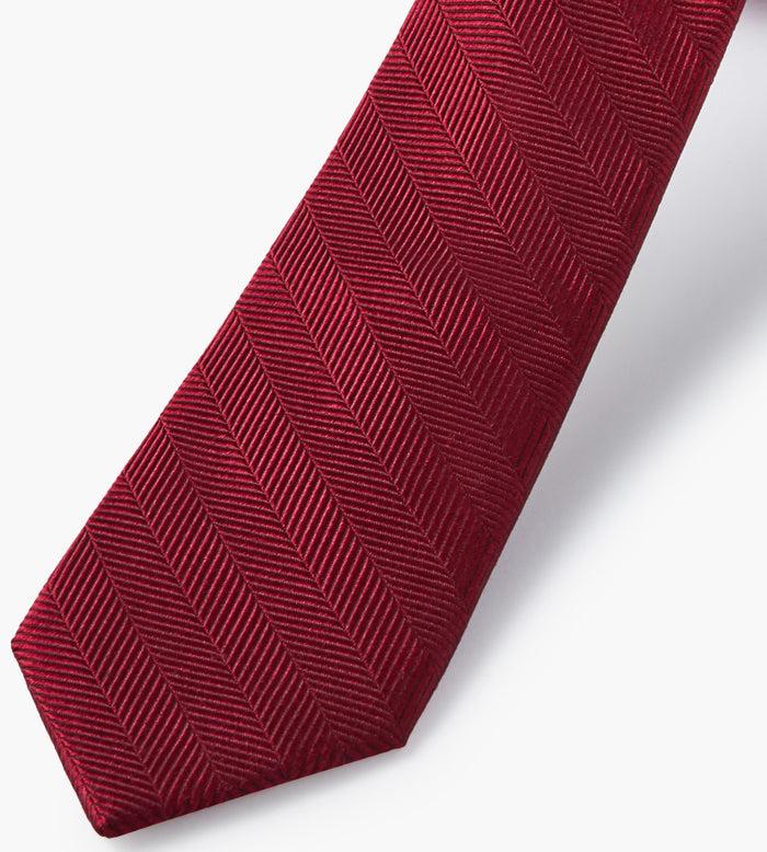 Tip Top Herringbone Solid Tie
