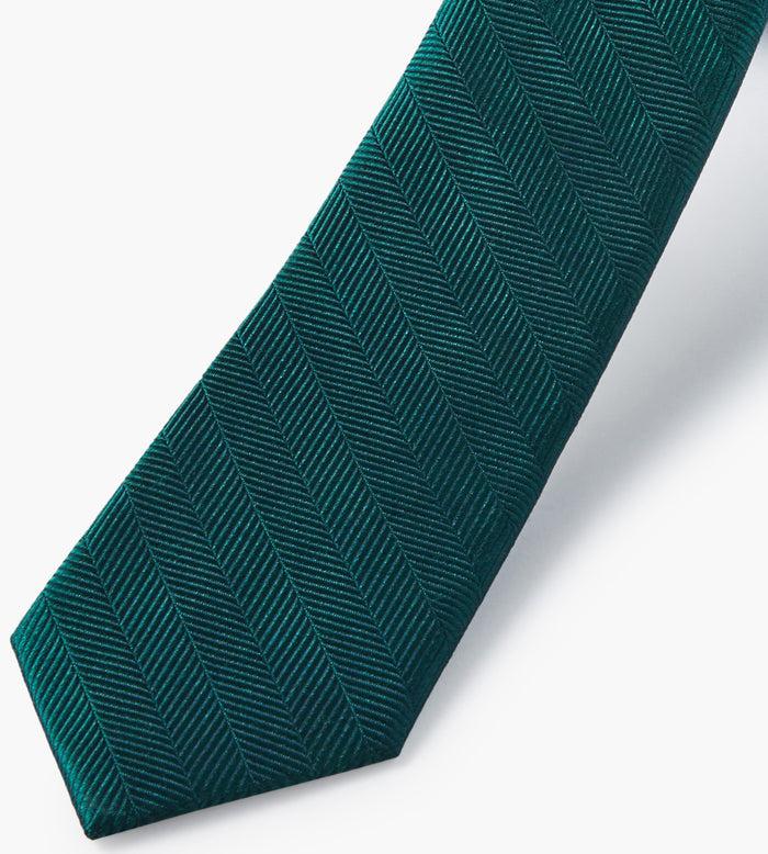 Tip Top Herringbone Solid Tie