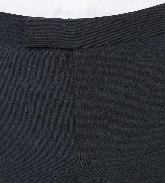 Tip Top Modern Fit Black Solid Tuxedo Pants
