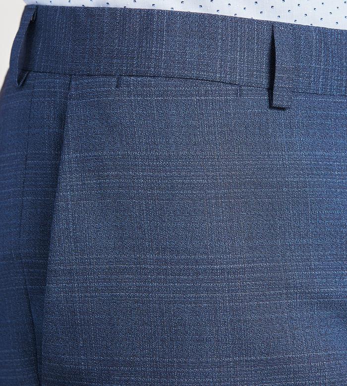 Tip Top Modern Fit Blue Plaid Suit Pants