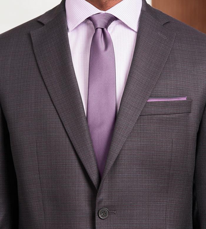 Tip Top Modern Fit Burgundy Neat Suit