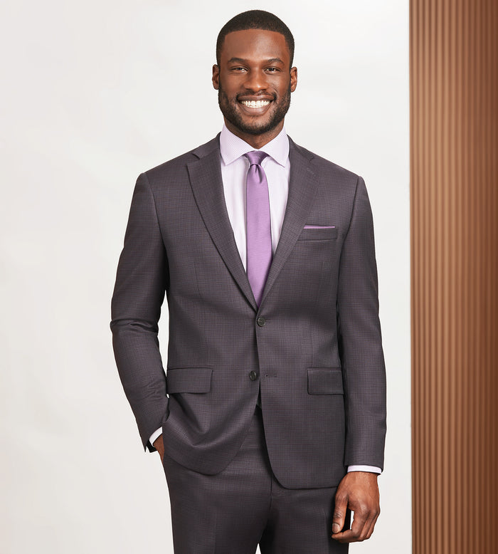 tip top Modern Fit Burgundy Neat Suit