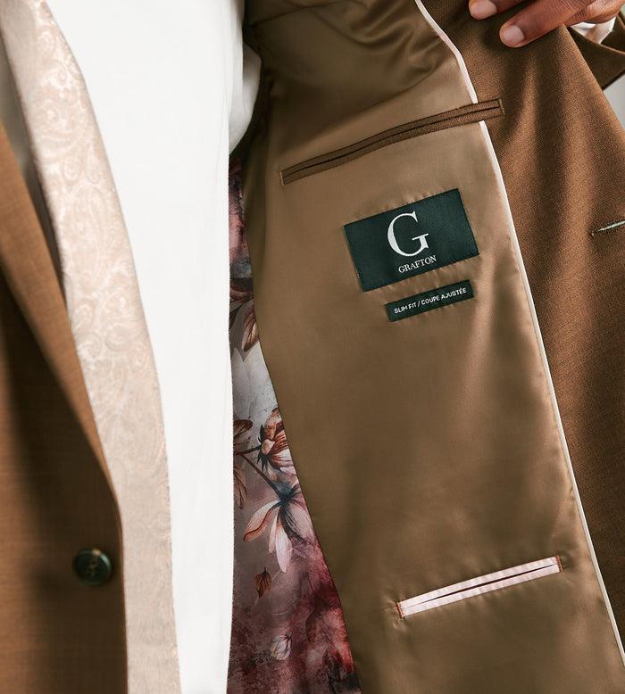 Tip Top Modern Fit Cappuccino Solid Suit