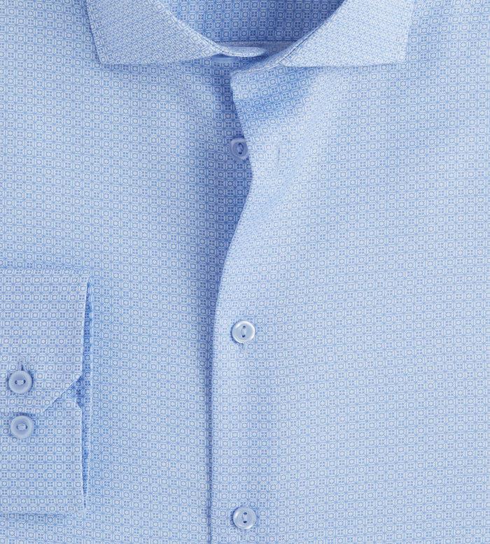 Tip Top Modern Fit Geo Print Dress Shirt