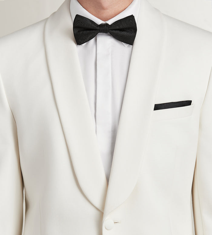 Tip Top Modern Fit Ivory Solid Tuxedo