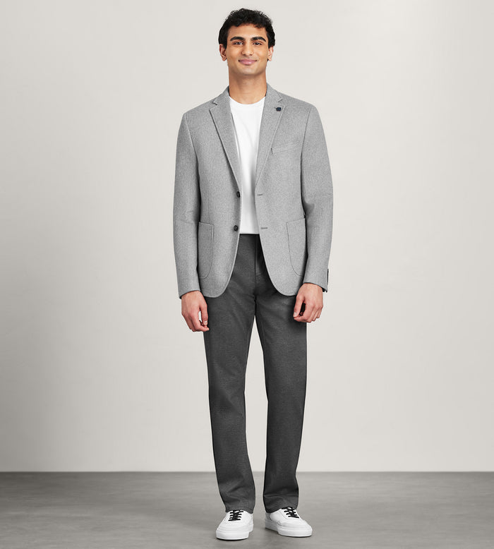 Tip Top Modern Fit Knit Herringbone Sport Jacket