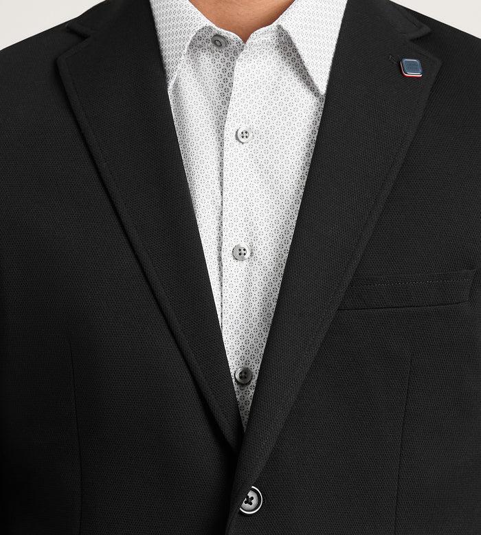 Tip Top Modern Fit Knit Textured Sport Jacket