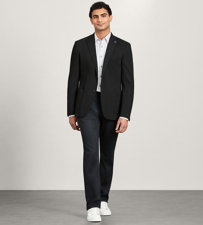 Tip Top Modern Fit Knit Textured Sport Jacket