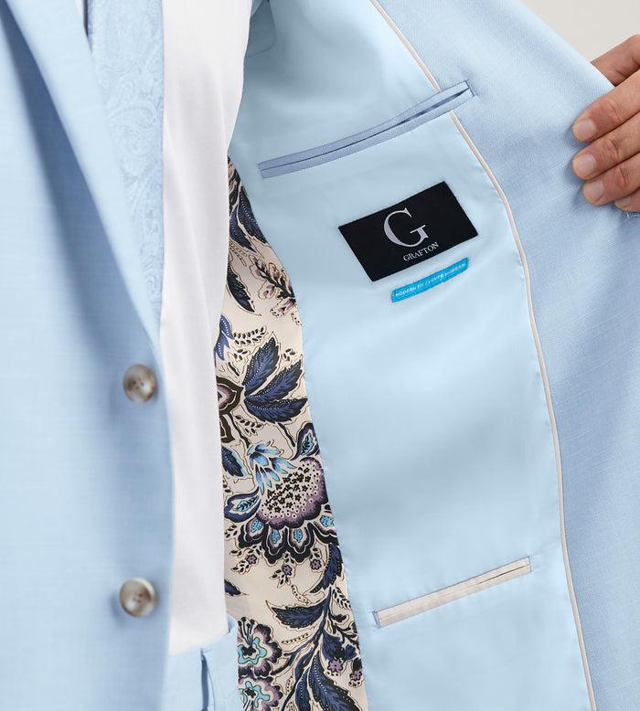 Tip Top Modern Fit Light Blue Solid Suit