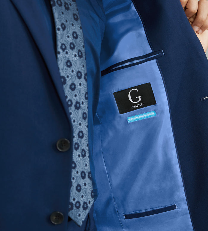 Tip Top Modern Fit Light Grey Solid Suit