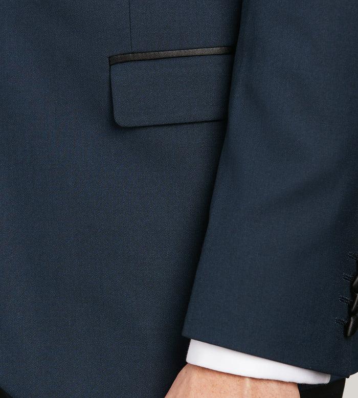 Tip Top Modern Fit Navy Notch Lapel Solid Tuxedo