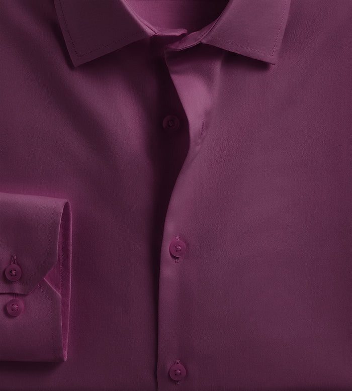 Tip Top Modern Fit Non-Iron Sateen Dress Shirt