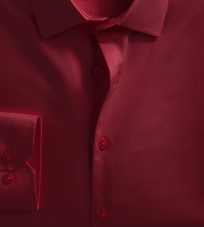 Tip Top Modern Fit Non-Iron Sateen Dress Shirt