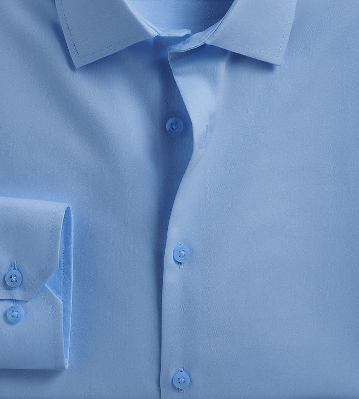 Tip Top Modern Fit Non-Iron Sateen Dress Shirt