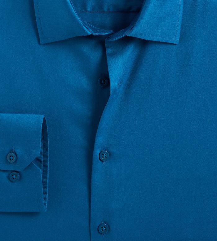 Tip Top Modern Fit Non-Iron Sateen Dress Shirt