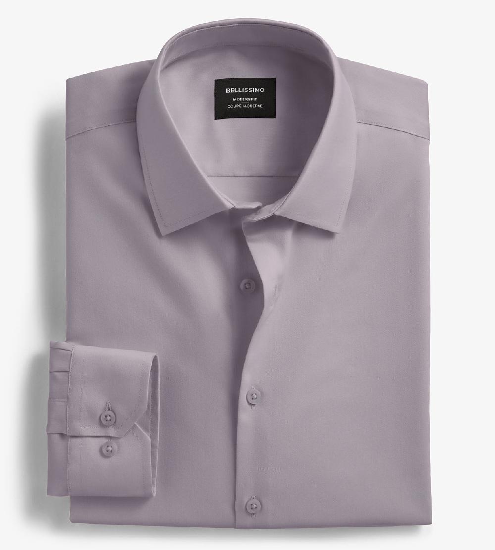 Tip Top Modern Fit Non-Iron Sateen Dress Shirt