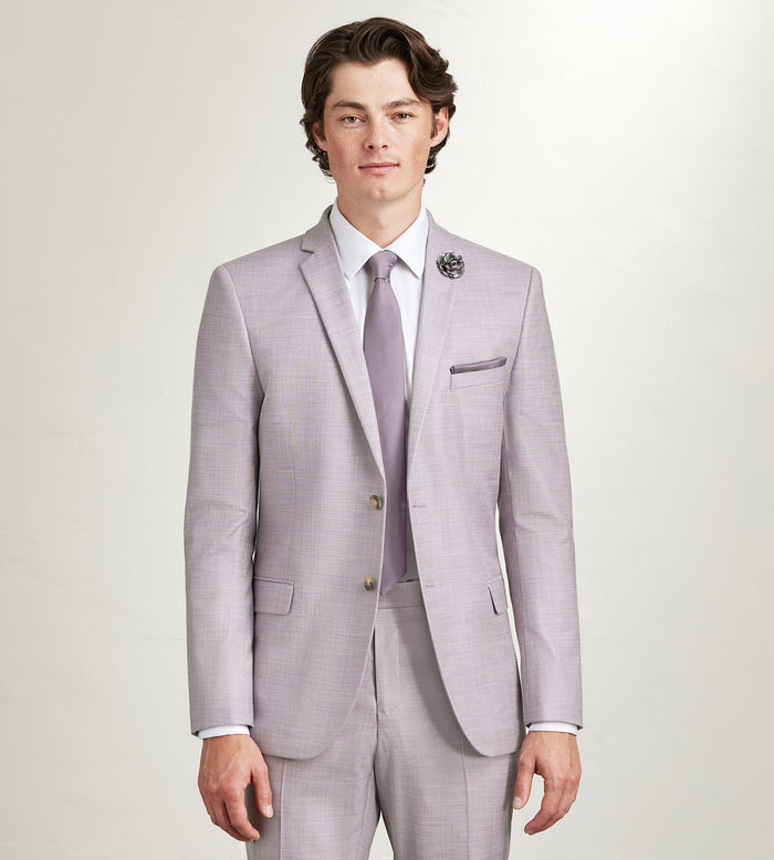 tip top Modern Fit Pale Purple Solid Suit