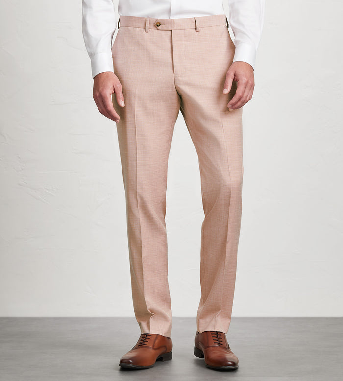 tip top Modern Fit Pale Rose Solid Suit Pants