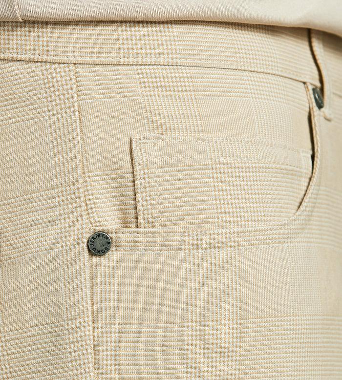 Tip Top Modern Fit Plaid 5 Pocket Shorts