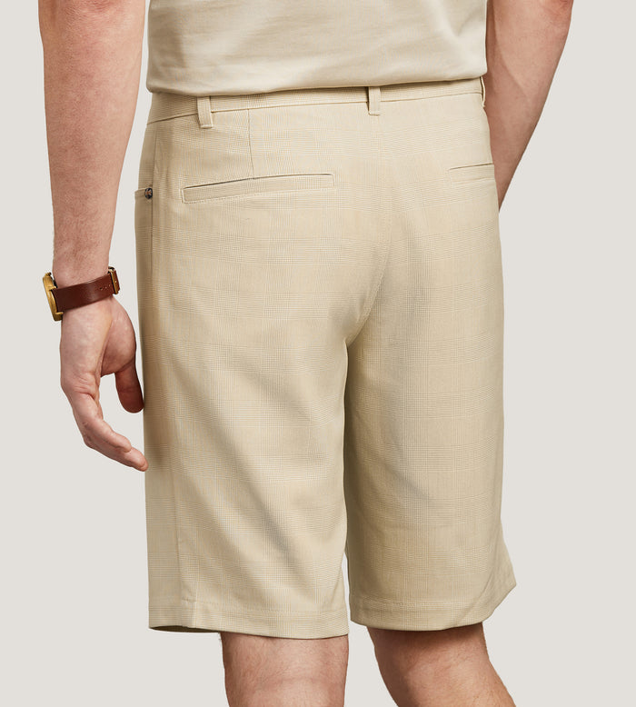 Tip Top Modern Fit Plaid 5 Pocket Shorts