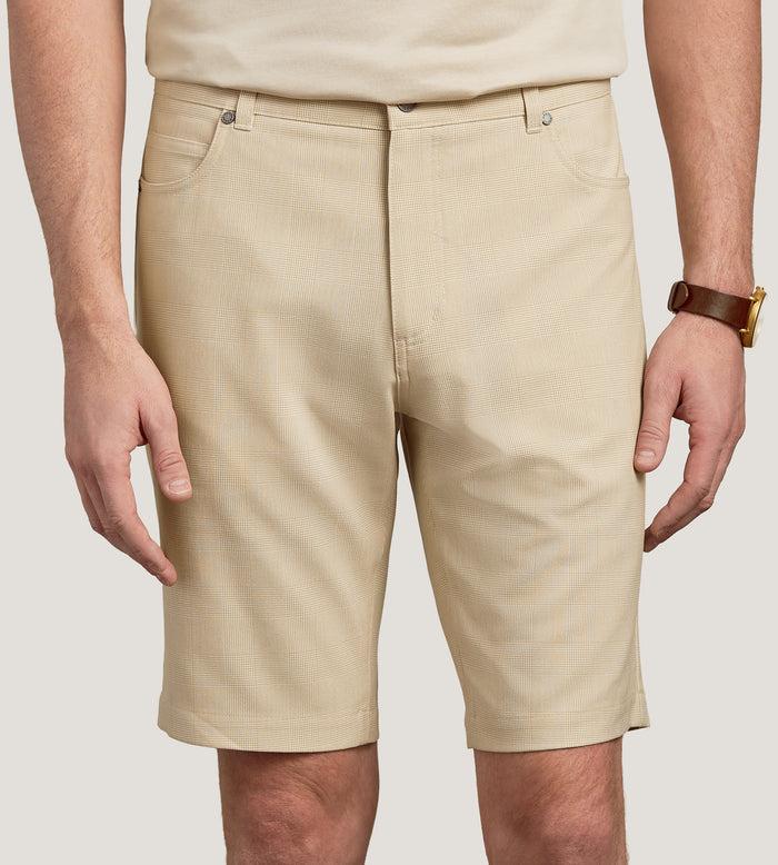 tip top Modern Fit Plaid 5 Pocket Shorts