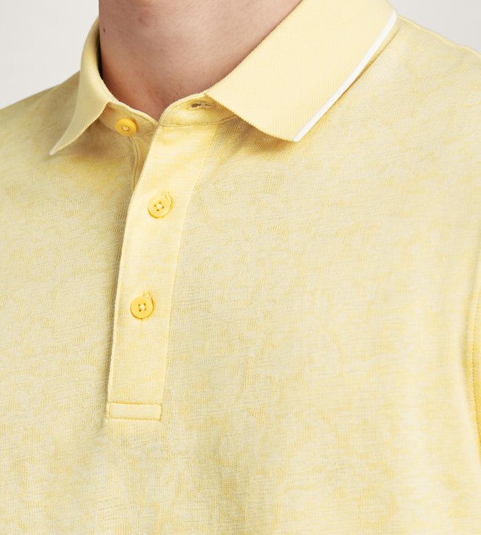 Tip Top Modern Fit Short Sleeve Jacquard Polo