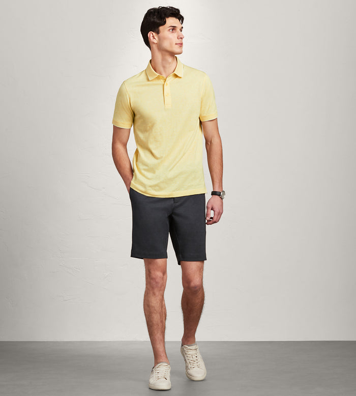 Tip Top Modern Fit Short Sleeve Jacquard Polo