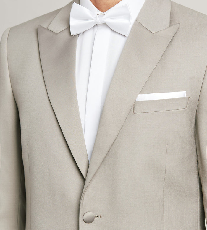 Tip Top Modern Fit Tan Solid Tuxedo