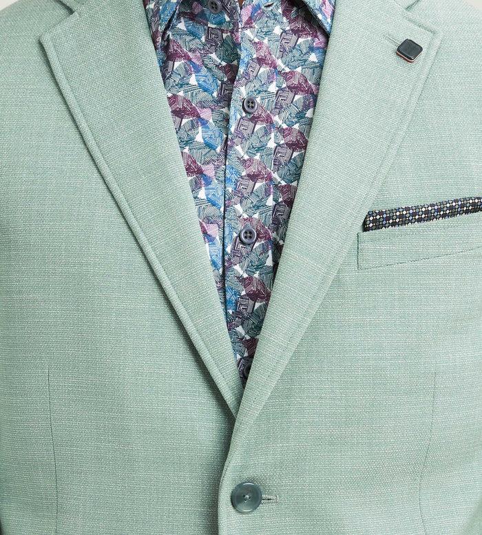 Tip Top Modern Fit Textured Solid Sport Jacket