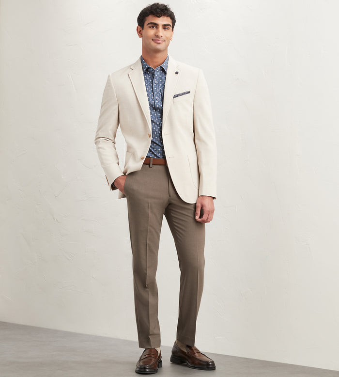 Tip Top Modern Fit Textured Solid Sport Jacket