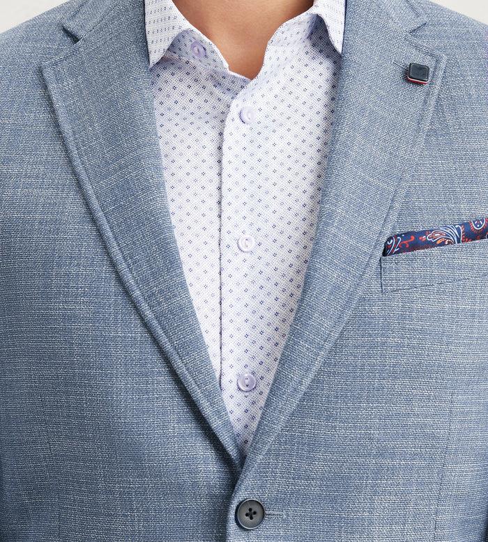 Tip Top Modern Fit Textured Solid Sport Jacket