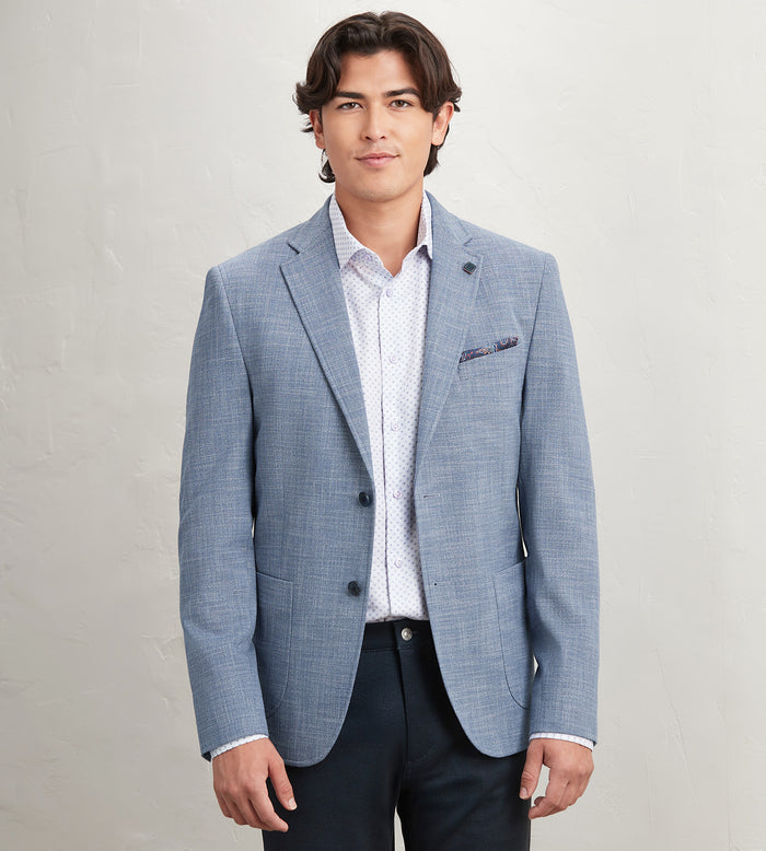 tip top Modern Fit Textured Solid Sport Jacket