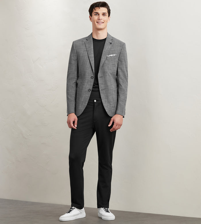 Tip Top Modern Fit Textured Solid Sport Jacket